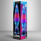 Lamp Northern Lights 2160, Tri-colour Globe, Silver Glitter, Decorative Base and Cap, Original 14.5 inch LAVA® Motion Lamp to Illuminate Your Mood