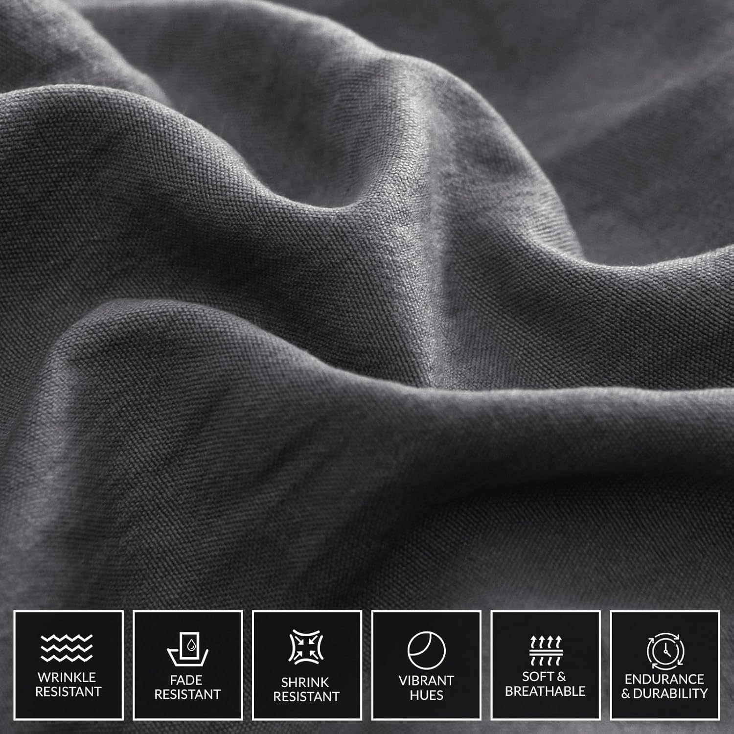 Single Duvet Cover Set Pack Of 4 - Pre-Washed Microfibre Bedding Set for Added Softness & Comfort - Lightweight Premium Quilt Cover Set for All Seasons With Zipper Closure