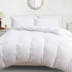 Double Duvet Cover Set - Pre-Washed Microfibre Bedding Set for Added Softness & Comfort - Lightweight Premium Quilt Cover Set for All Seasons With Zipper Closure