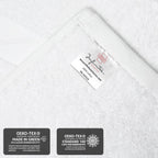 12 Pack Face Cloths |30x30 cm| 100% Cotton Wash Cloths - Ultra Soft & Highly Absorbent Fingertip Towels for Spa, Gym, Hotel & Bathroom |Brilliant White|