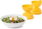 Good Grips 2-Piece Silicone Egg Poacher Set