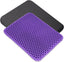 Gel Seat Cushion Double Thick - Honeycomb Breathable Office Chair Cushion for Back, Hip & Sciatica Pain Relief - Non-Slip Cool Gel Car & Wheelchair Cushion (Home/Work Use)