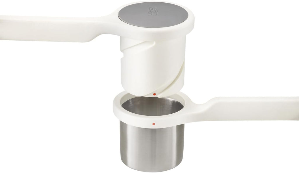 Helix Potato Ricer, Mashed and Vegetable Purees, BPA free, Stainless Steel, White/Grey, 24
