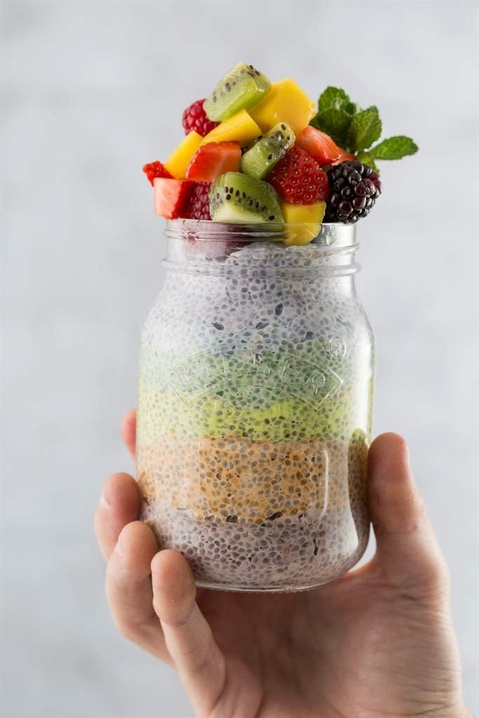 Preserve Jar 0.5L (500ml) Round Glass Screw Top Lid Preservation Storage Jar for Jams Chutneys Small Pickled Fruits