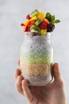 Preserve Jar 0.5L (500ml) Round Glass Screw Top Lid Preservation Storage Jar for Jams Chutneys Small Pickled Fruits