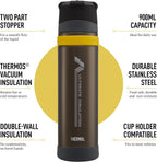 Charcoal Ultimate Flask (900ml), Reusable Insulated Stainless Steel Thermal Coffee Cup for Hot or Cold Drinks, Vacuum Sealed Water Flask with a Leak-Proof Lid, 24hr Hot/24hr Cold