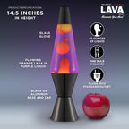 Lamp - 14.5" Autumn Dusk - The Original Motion Lamp - Yellow and Purple Liquid with Black Base - Item #2323