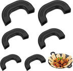 3 Pairs Silicone Pot Grips, Flexible Assist Handle Holder, Heat Resistant Silicone Hot Handle Holder Sleeve, Pan Handles Covers for Cast Iron Woks Skillets Griddles Pans Pot Holders(Black, 3 Sizes)