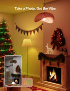 AI Smart Bulb E27, Music Sync WiFi Bulb, Voice Control Smart Screw Bulb, Colour Changing Light Bulbs, RGBCCT, Work with Alexa & Google Assistant, Personalized AI Lighting Designer