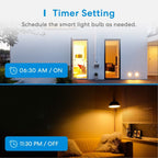 Smart Bulb Smart Bulb Alexa Light Bulb B22 Compatible with Apple Homekit, Alexa, Google Home, Siri Voice Control Dimmable Multicolor LED Light Bulb Equivalent 9W Rgbcw (MSL120DHK)