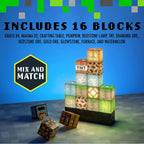 Minecraft Block Building Light - Officially Licensed Merchandise, Building Blocks Night Light, Gifts for Boys, Gaming Bedroom Accessories and Décor | Paladone