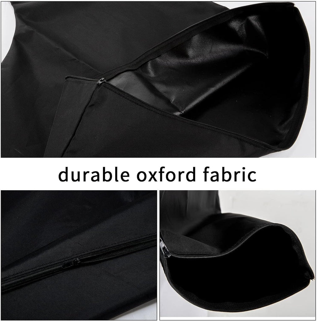 TOPINCN Universal Leaf Vacuum Blower Bag, Leaf Blower Storage Bag Waterproof 420D Oxford Cloth Leaf Blower Vacuum Zippered Bottom Debris Dump Bag Vacuum Leaf Blowers Ultra Blower Rake