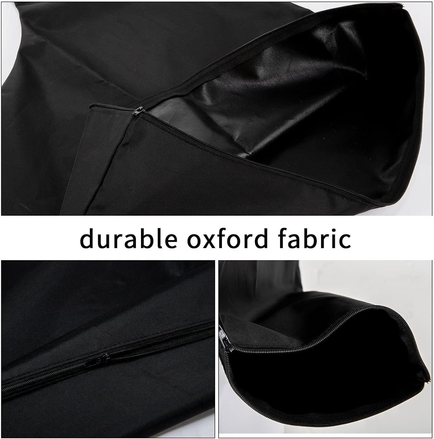 TOPINCN Universal Leaf Vacuum Blower Bag, Leaf Blower Storage Bag Waterproof 420D Oxford Cloth Leaf Blower Vacuum Zippered Bottom Debris Dump Bag Vacuum Leaf Blowers Ultra Blower Rake
