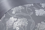 Emma Barclay Blossom - Embellished Jacquard Duvet Set in Silver - King