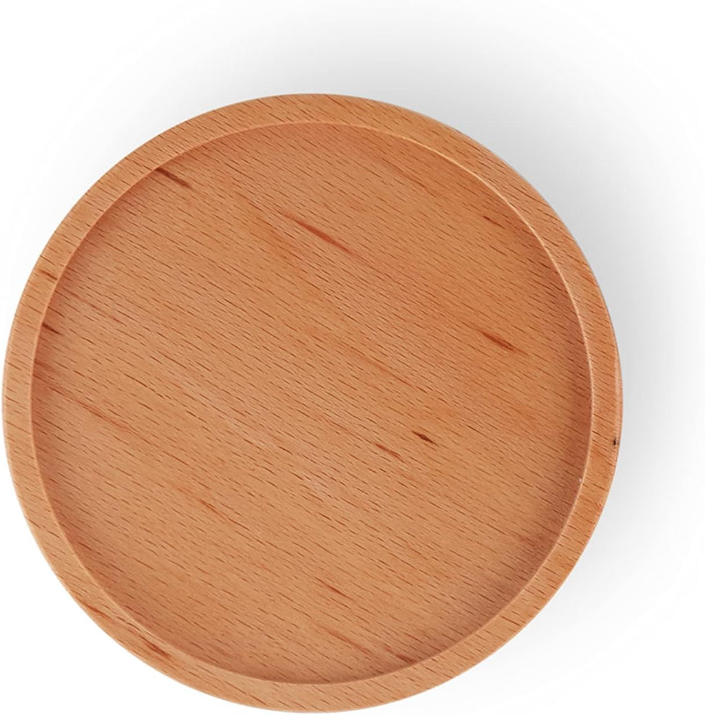 Stoneware Medium Storage Jar with Wooden Lid, Stoneware, 540 ml, 10 cm, Flint, 91044401444099