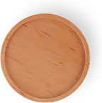 Stoneware Medium Storage Jar with Wooden Lid, Stoneware, 540 ml, 10 cm, Flint, 91044401444099
