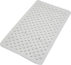 Rubagrip Bath Mat Non Slip Anti Mould for Inside Bath - Slip Resistant with Secure Grip Suction Cups, Easy to Clean, Made from Natural Rubber, Anti-Bacterial Hygiene 'N' Clean (58 x 34cm)