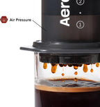 Original Coffee and Espresso-style Maker, Barista Level Portable Coffee Maker with Chamber, Plunger, & Filters, Quick Coffee and Espresso Maker