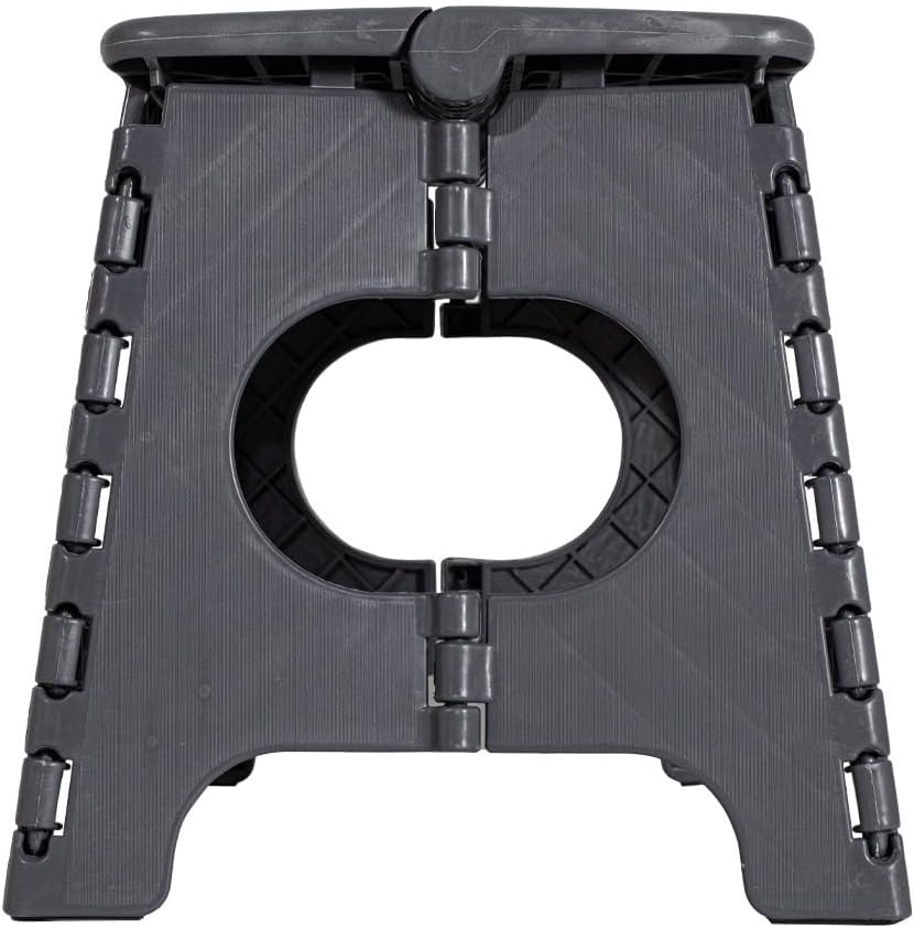 Strong Folding Step Stool 11 inch Sturdy Enough to Hold Upto 150KG Lightweight Foldable Step Stool for Adults and Kids - Opens with one Flip Great for Kitchen, Bathroom Bedroom