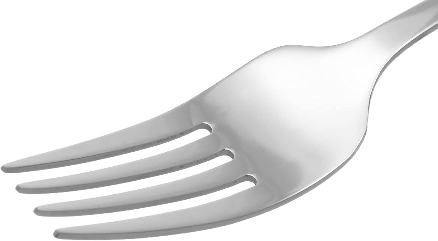 Stainless Steel Dinner Forks with Round Edge, Dishwasher Safe, Pack of 12, Silver Secondary image