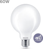 LED Premium Frosted G93 Globe Light Bulb [E27 Edison Screw] 7W - 60W Equivalent, Warm White (2700K), Non Dimmable