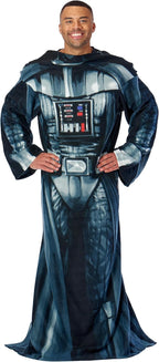 Northwest Star Wars Full Body Player Comfy Throw Blanket with Sleeves, Polyester, Black, Adult (48 x 71 in)