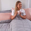 Weighted Blanket 6kg for Adults Therapy Anxiety Autism Insomnia Stress Relief, Single/Double - Silver Grey - 125 x 180cm - (Disclaimer Only suitable for age 3+ years)