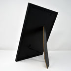 Black A4 Frame Set of 4 (21x29.7cm) with Mount for 19x14cm | Poster & Certificate Frame | Wall Mount or Table Top Display | Classic Style