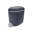 Premium Deluxe Bathroom Office Pedal Bin with inner, 3.5 litre, Charcoal Grey & Light Grey