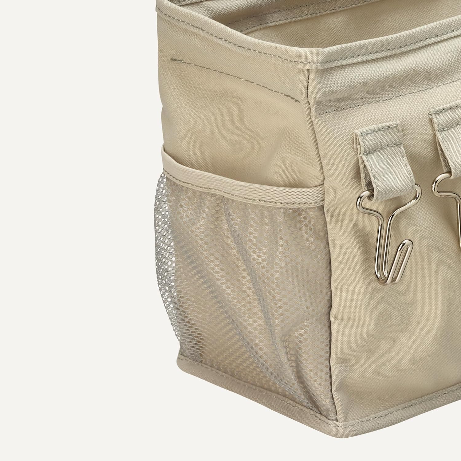 Bedside Caddy Hanging Storage Organizer, 12 x 37 x 20 cm, Linen