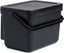 Kitchen Food Waste Caddy 6L | Organic Bin Smart With Support Bracket and Screws Included | Compact and Functional Design | Made from 100% Recycled Materials | 26.5x20.5x18.5 cm, Colour Black