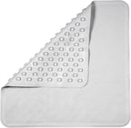 Rubagrip Square Shower Mat - Secure Grip Suction Cups for a Non Slip Shower Mat with Anti Mould and Anti-Bacterial Additive Made From Natural Rubber, 53x53cm