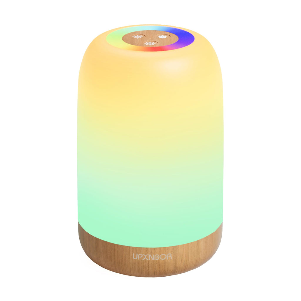 Night Light, LED Touch Bedside Table Lamp with Dimmable Light, 256 RGB Colours and 5 Brightness Levels, Timer, Hanging Hook, USB Rechargeable, Portable Lamp for Bedroom, Living Room, Kids
