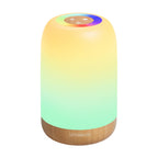 Night Light, LED Touch Bedside Table Lamp with Dimmable Light, 256 RGB Colours and 5 Brightness Levels, Timer, Hanging Hook, USB Rechargeable, Portable Lamp for Bedroom, Living Room, Kids