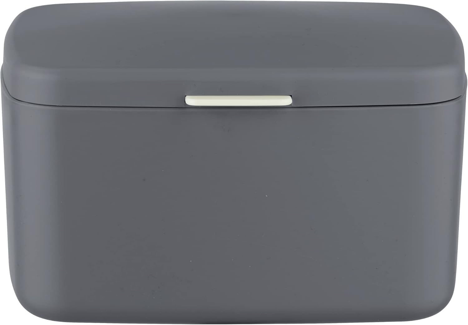 Barcelona Bathroom Box/Storage Basket with Lid, Completely Unbreakable, 19.5 x 11 x 16 cm, Anthracite, grey, 19, 5 x 11 x 16 cm