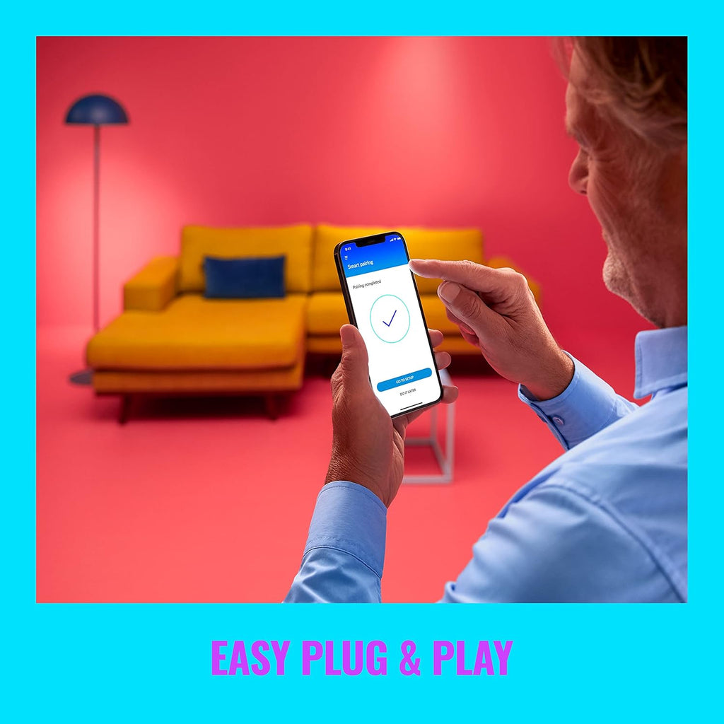 Smart LED Glass Bulb, Voice/App Control - Smart Connected WiFi Works with Alexa, Google Assistant & HomeKit, Dynamic Scenes on App Including Focus & Relax Mode, Bedroom, Party, 1 Pack