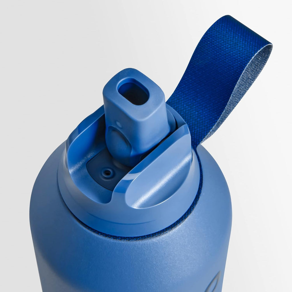 Series 2 Flip Water Bottle with Sports Lid, Telescopic Straw and Nylon Carry Loop - Easy Flip Lid, Straw Cleaning Brush Included