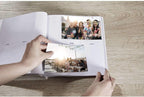 Photo Album White 200 Photos 10 x 15 cm Memo Slip-in Album Imitation Leather with Embossing, Monza ME-138-W
