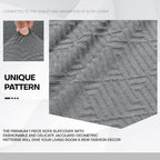 Stretch Sofa Seat Cushion Cover, Fitted Sofa Cushion Slipcovers, Couch Cushion Covers, Replacement for Individual Cushion Furniture Protector (Large 1 Seater, Light Gray)