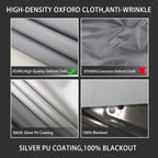 Versatile Portable Roller Blind-Stick On Blackout Curtains for Windows,Temporary Curtains, Any Size and Shape-Bedroom,Indoor & Outdoor-Blackout Blind-Gray