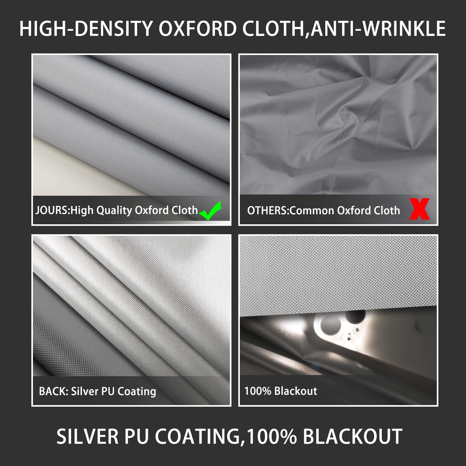 Versatile Portable Roller Blind-Stick On Blackout Curtains for Windows,Temporary Curtains, Any Size and Shape-Bedroom,Indoor & Outdoor-Blackout Blind-Gray