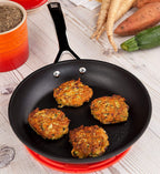 Toughened Non-Stick 22cm Frying Pan, Aluminium, Black, 51112220010002