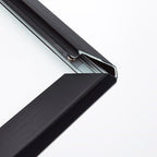 Biggest Aluminium Snap frame Poster Frame Clearence sale In Black and silver Colour (2 x A3 Black MItred)