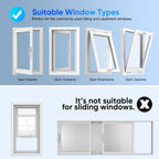 Air Conditioner Window Kit, Portable Anti-Mosquito Waterproof Wind Resistant No Drilling Window Kit with Zip and Adhesive Fastener for Tumble Dryer and Hot Air Stop, 400cm/158 Inch