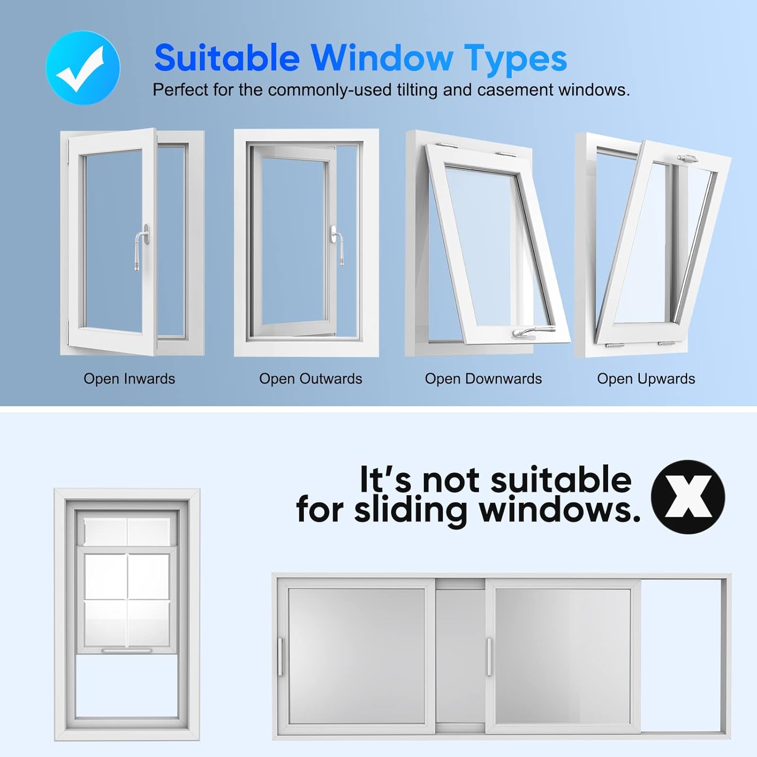 Air Conditioner Window Kit, Portable Anti-Mosquito Waterproof Wind Resistant No Drilling Window Kit with Zip and Adhesive Fastener for Tumble Dryer and Hot Air Stop, 400cm/158 Inch