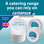Plates 18cm White, 100 pack