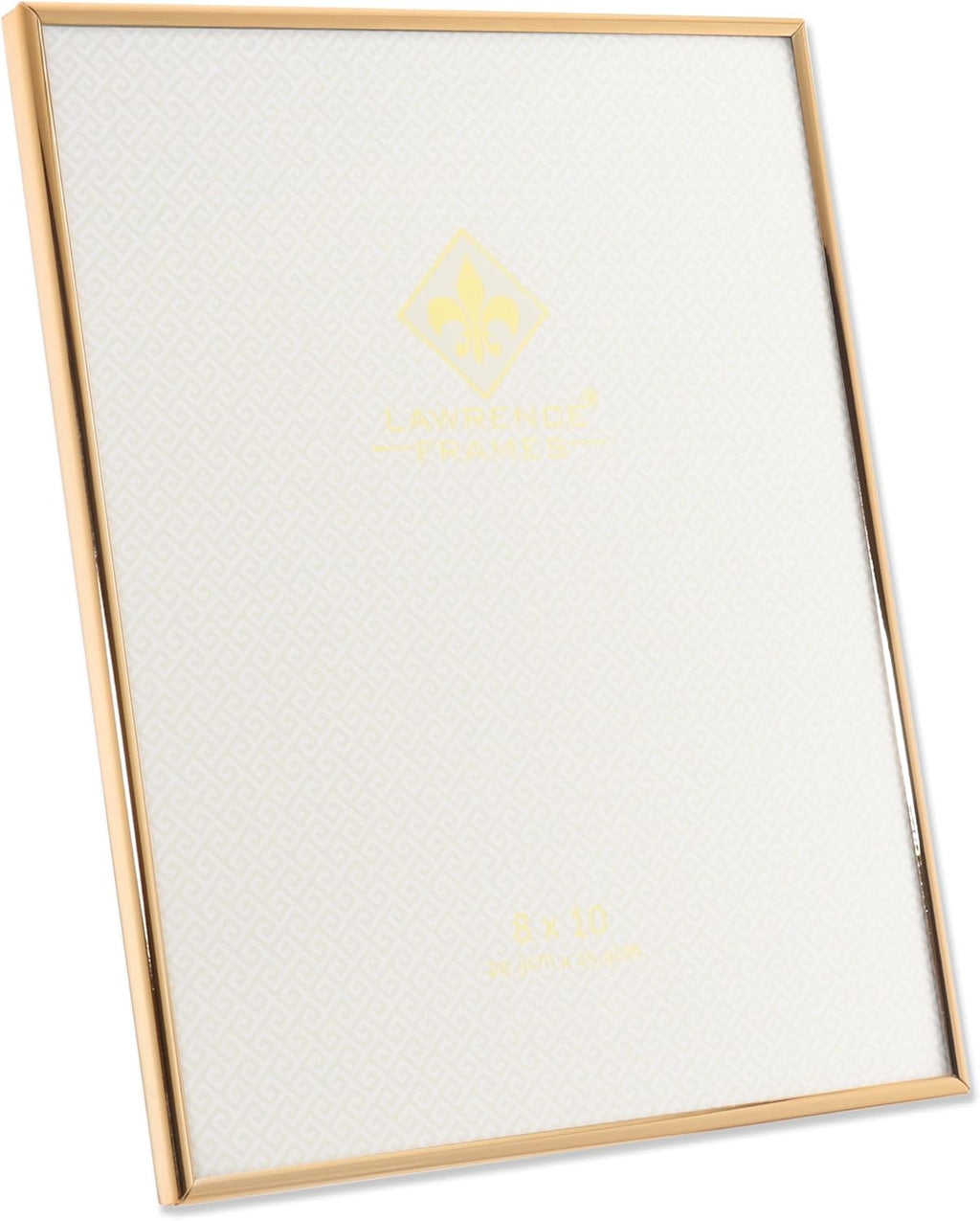 Lawrence Frames 8W x 10-Inch H Simply Gold Metal Picture Frame (670080)
