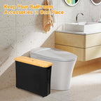 Toilet Roll Storage, Toilet Roll Storage Basket with Lid, Multifunctional Toilet Paper Basket, Toilet Paper Basket Cabinet, Toilet Roll Holder Storage Stand