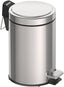 3L Pedal Bin – Stainless Steel Bathroom Bin with Lid, 17 cm Diameter x 27 cm Height, 94538103
