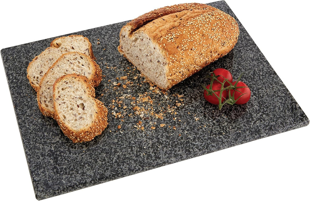Housewares Speckled Granite Chopping Board - 40 x 30 cm, Black